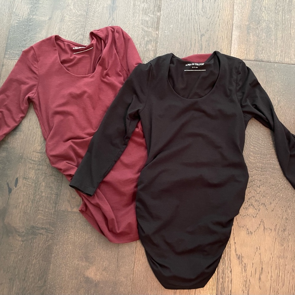 Maternity A Pea in the Pod 3/4 sleeve - 2